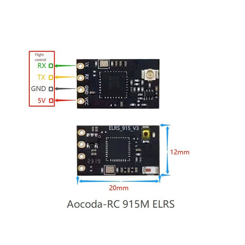 Receptor ExpressLRS B27B 915MH - Drone Racing Antenna avaliação e preço