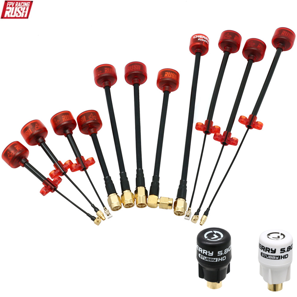 Rush cereja fpv 5.8g antena lh - Drone Racing Battery avaliação e preço