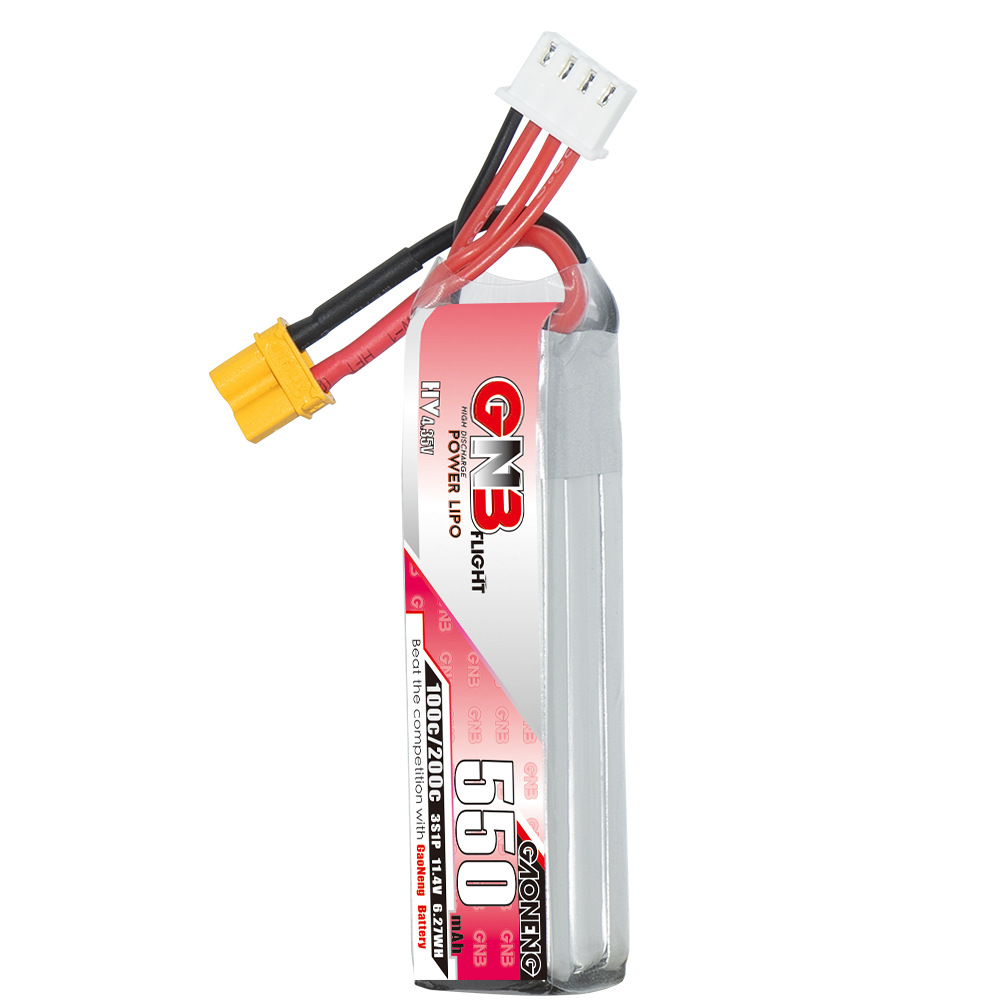 Bateria lipo gnb hv 11.4v 550m - Drone Racing Battery avaliação e preço