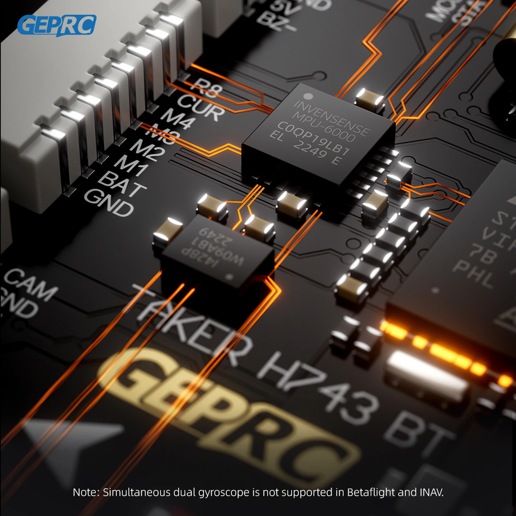 Geprc taker h743 bt 32bit 65a  - Drone Racing Esc avaliação e preço