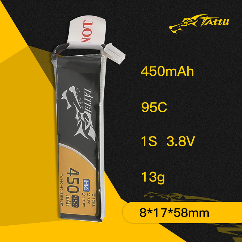 3 pçs nova tattu 450/500/550ma - Drone Racing Battery avaliação e preço