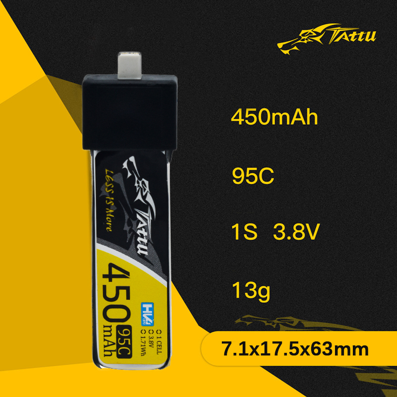 3 pçs nova tattu 450/500/550ma - Drone Racing Battery avaliação e preço