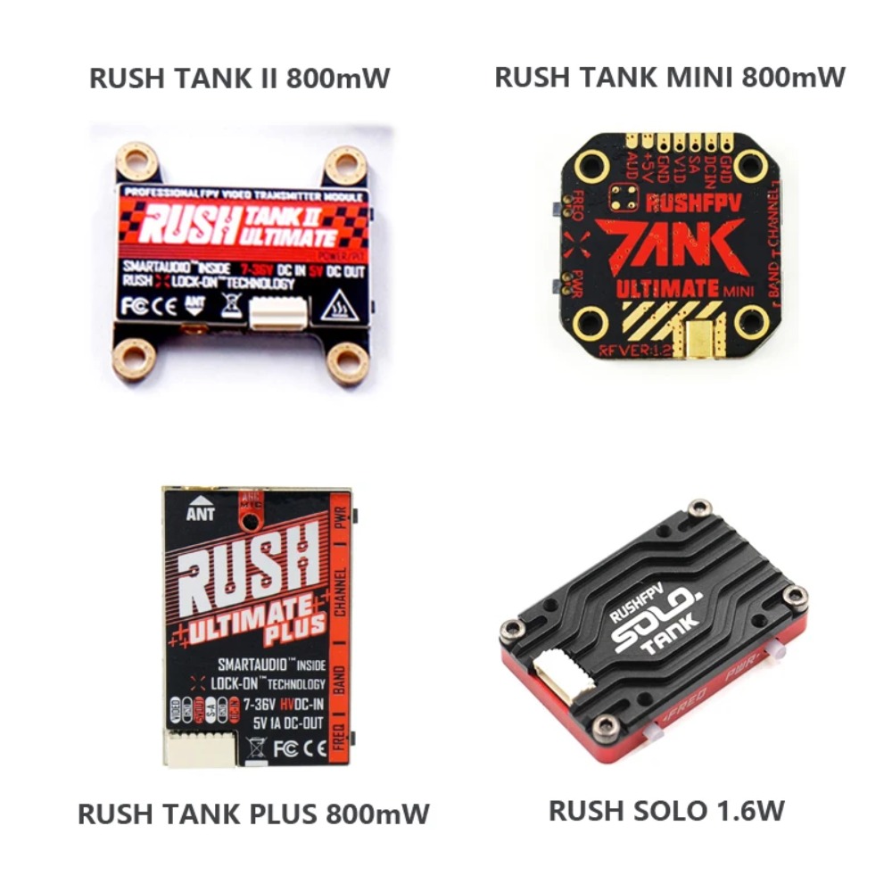 RUSH TANK Ultimate II/Mini/PLU - Drone Racing Transmitter avaliação e preço
