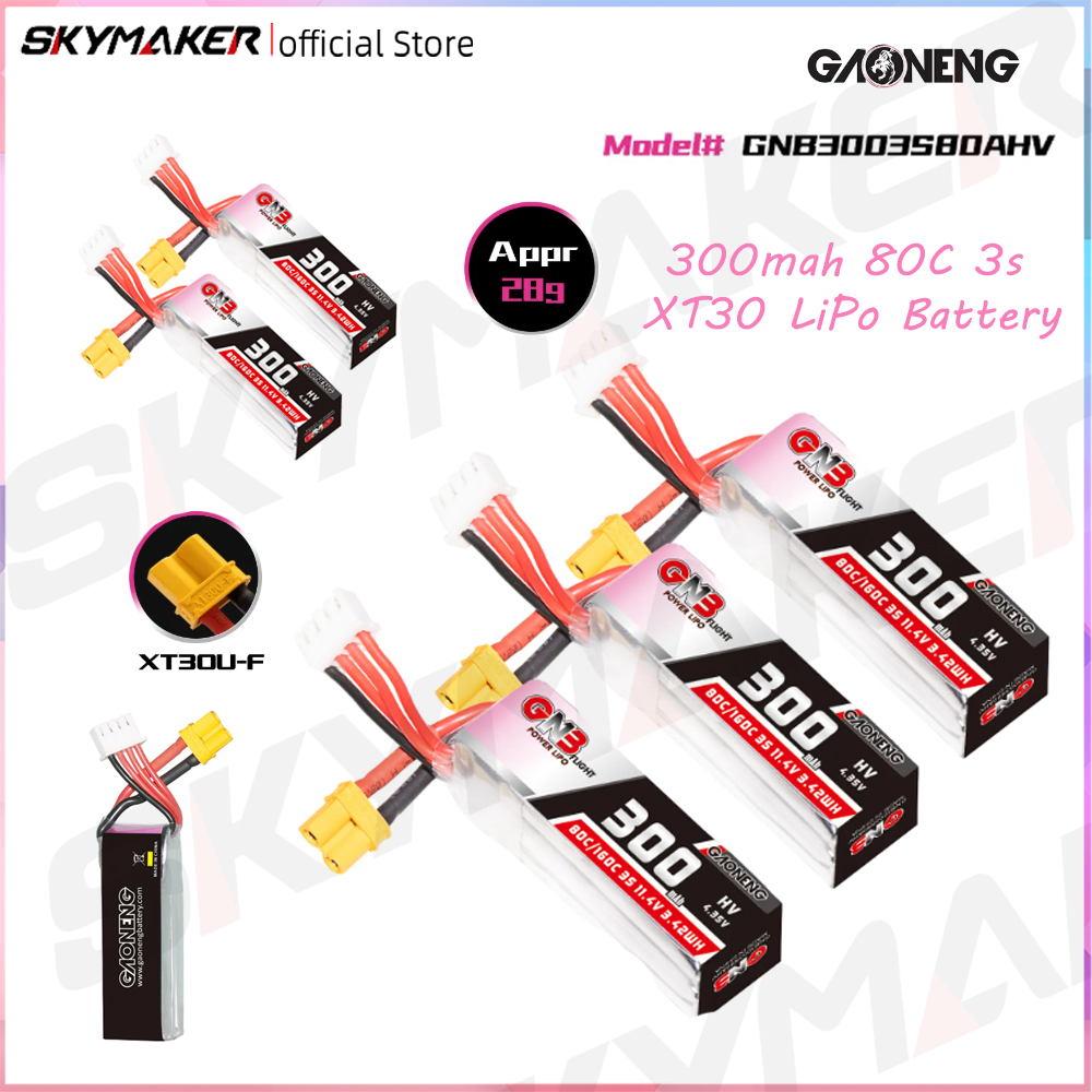 GAONENG GNB 3S 300mAh 11,4V 80 - Drone Racing Timer avaliação e preço